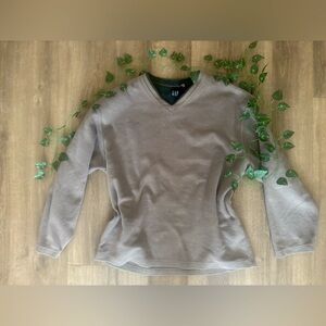 GAP Tan and Black Grandpa V-Neck Sweater (Men’s XXL) ✨🍃